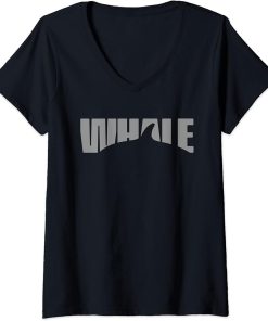 Womens Killer Whale Lover Apparel - Orca Killer Whale V-Neck T-Shirt