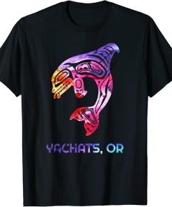 Yachats Oregon Native American Orca Killer Whale T-Shirt