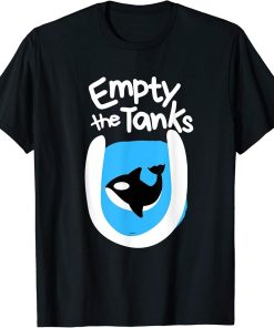 Empty The Tanks Killer Whale Orca Preservation T-Shirt