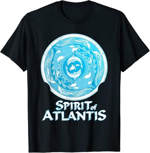 Orcas dolphins sea turtle Atlantis Poseidon Orca T-Shirt