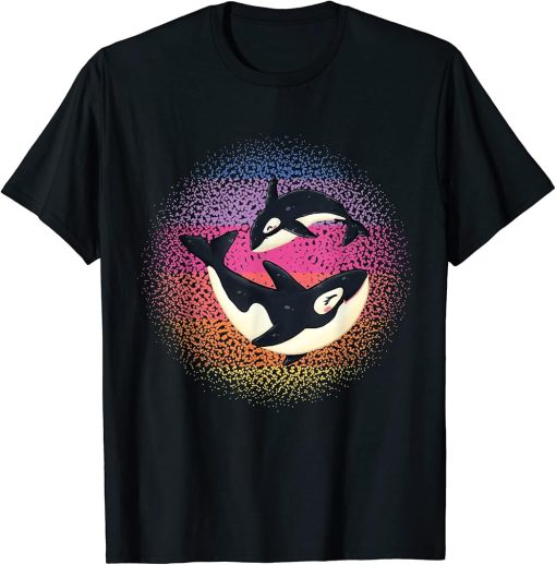 Killer Orca Retro Vintage Funny T-Shirt